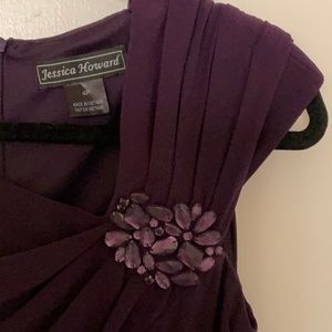 Jessica Howard plum dress size 4P